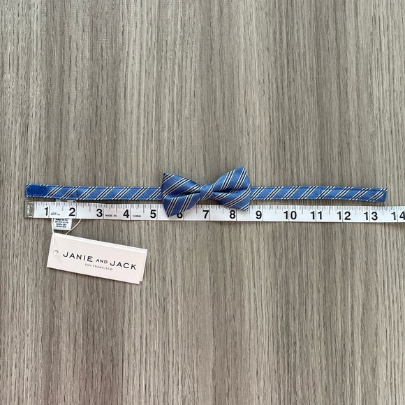 NWT Janie and Jack Baby Striped and Tropical Print Bow Ties Multi 0-24 Months - Picture 3 of 10